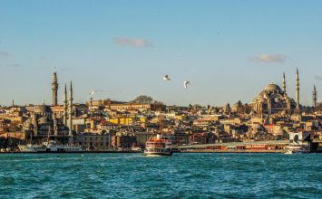 Istanbul Bosphorus Scene